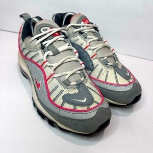 Used Men’s Nike Air Max 98 - Gray and Red Accents